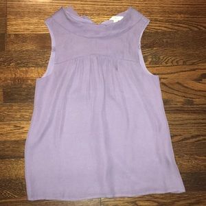 J. Crew sleeveless silk blouse